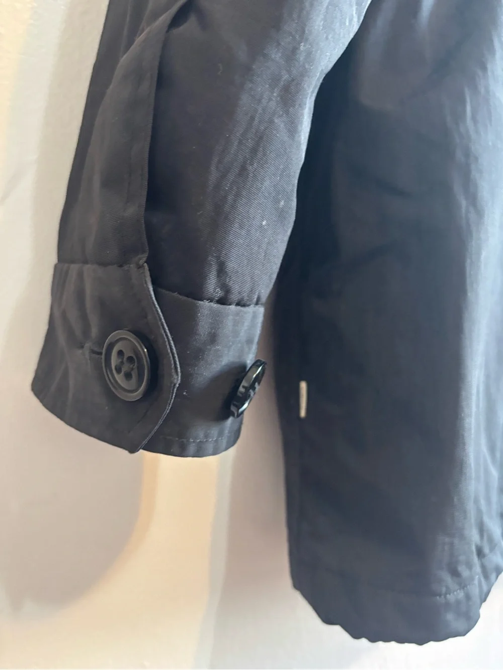 OBEY Black Hooded Parka Jacket - size M